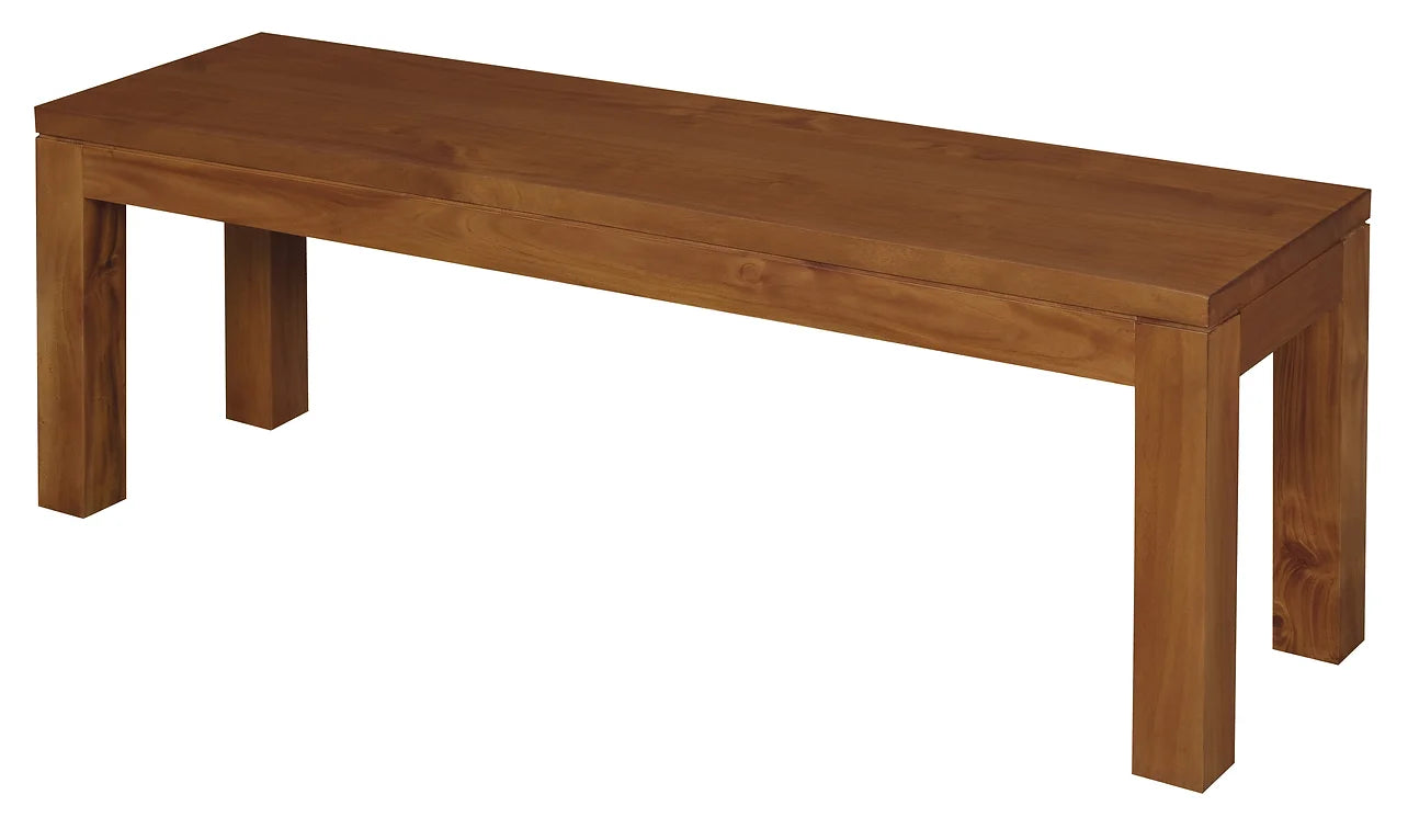 CT Tilda Solid Mahogany Timber Dining Bench (Medium)
