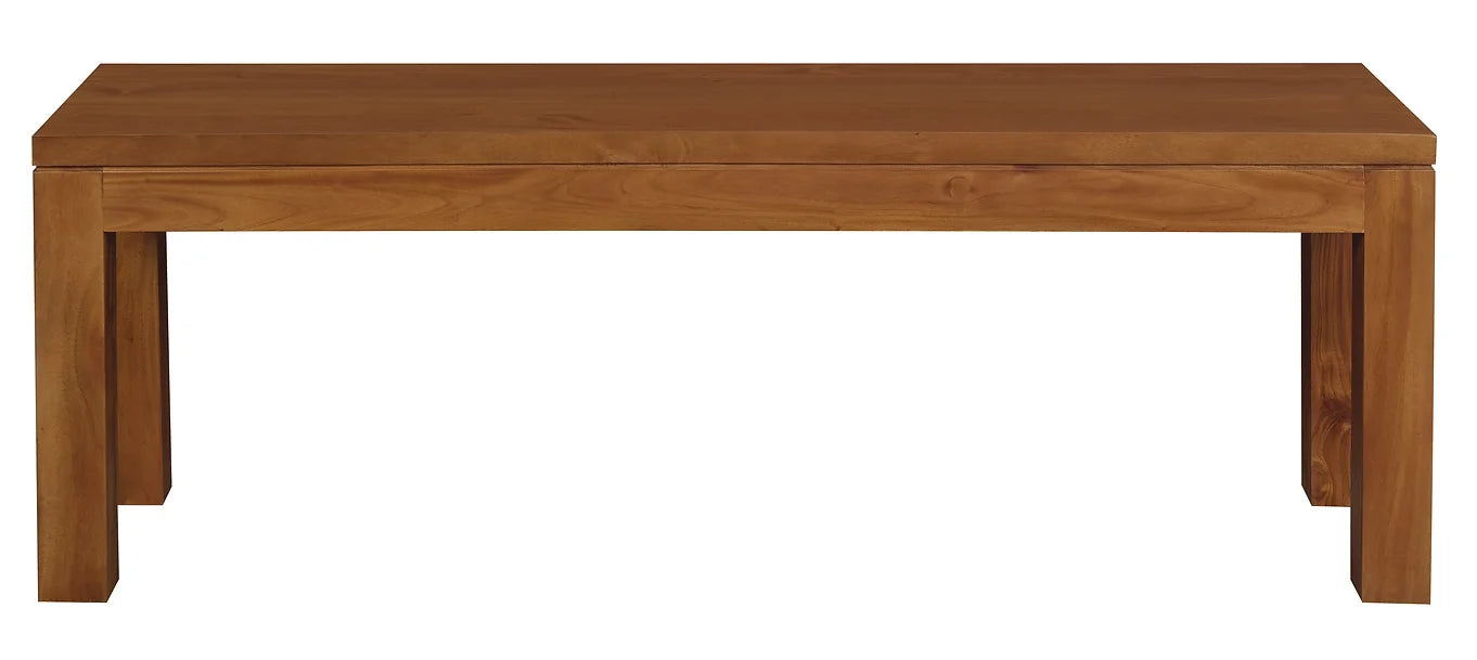 CT Tilda Solid Mahogany Timber Dining Bench (Medium)