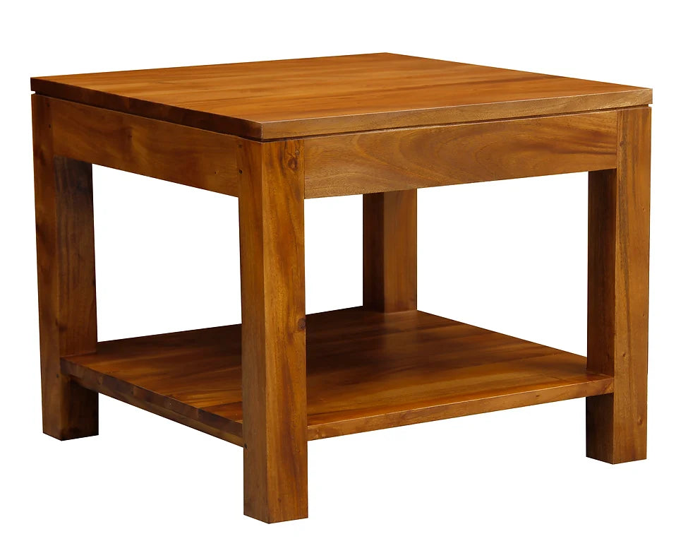 CT Amsterdam Solid Mahogany Timber Square Side Table