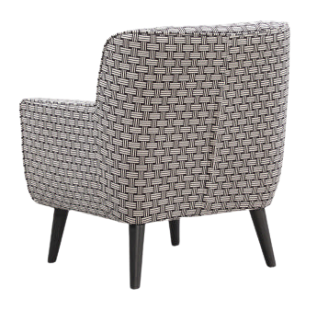 BT Georgia Monochrome Fabric Upholstered Accent Chair