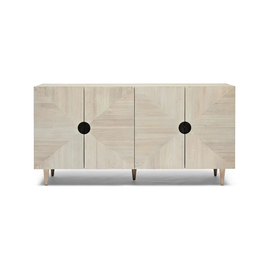 HCL Stanford Solid Timber 4 Door Sideboard