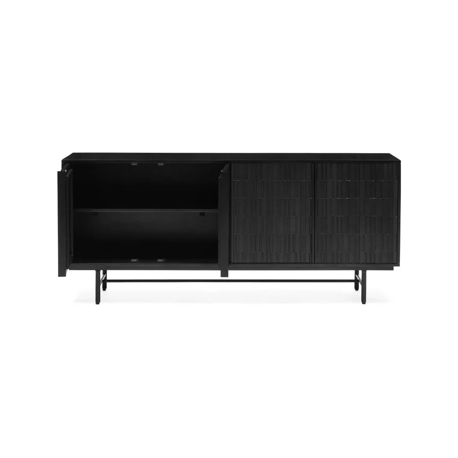 HCL Darwin Solid Timber 4 Door Sideboard