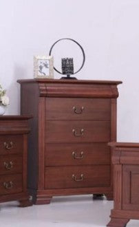 AW Caroline Tallboy 4 Drawer - African Walnut
