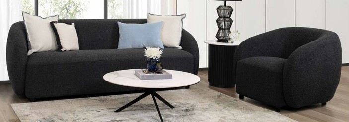VI Aspen 3 Seater Fabric Sofa