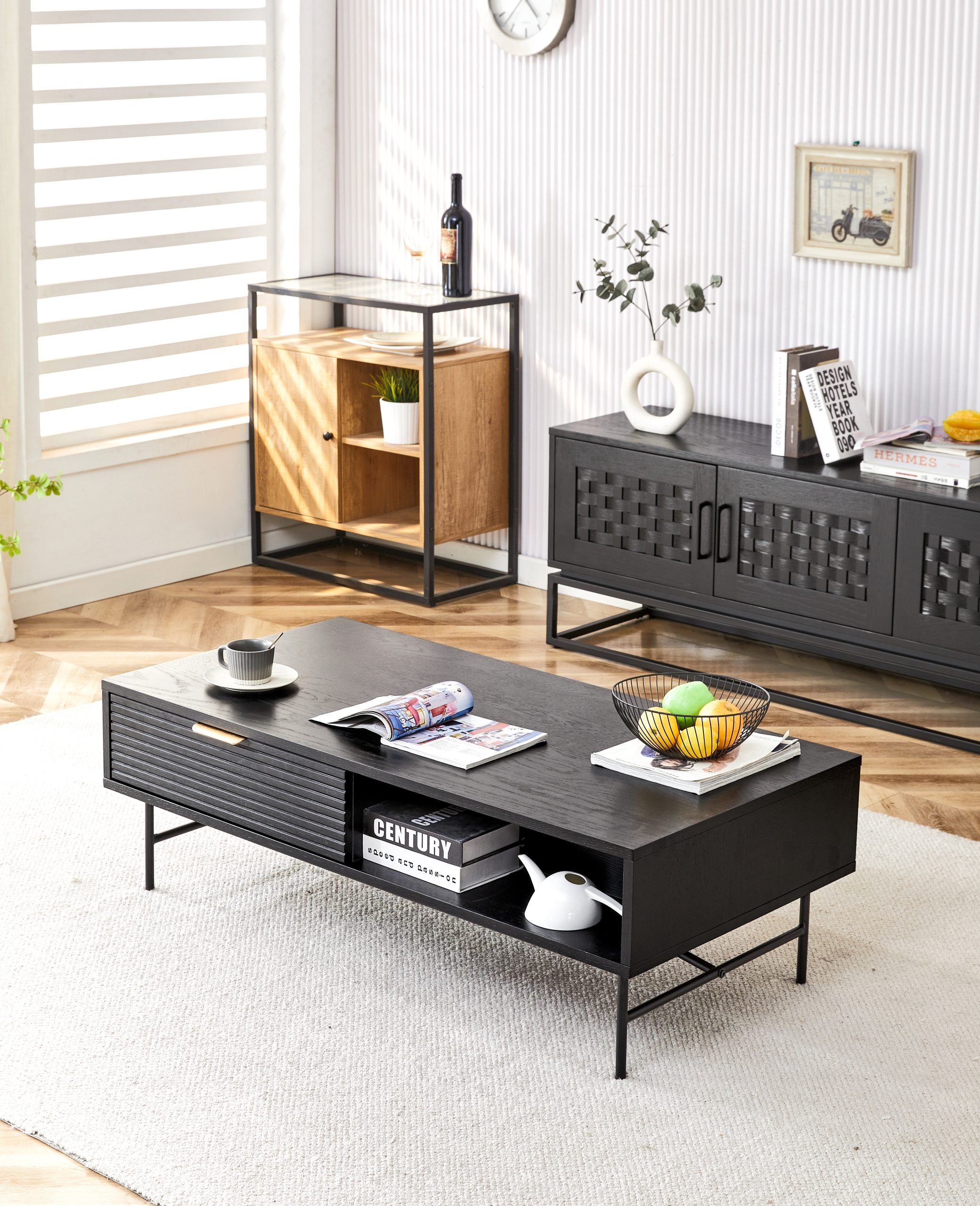 MF Astoria 2 Drawer Coffee Table
