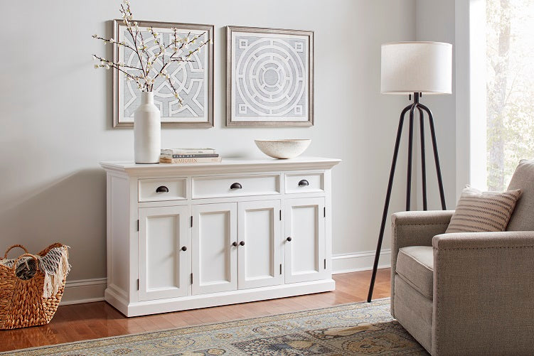 NS Halifax Solid Timber 4 Door 3 Drawer Buffet