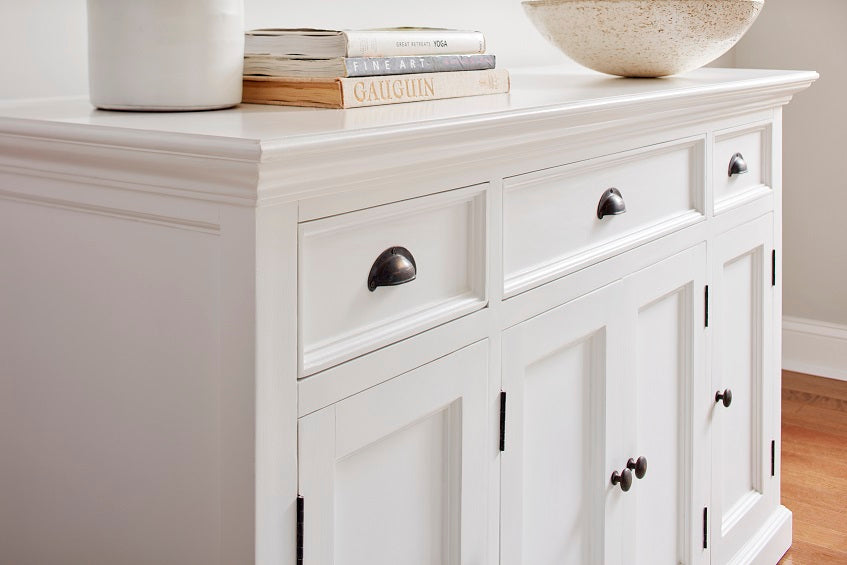 NS Halifax Solid Timber 4 Door 3 Drawer Buffet