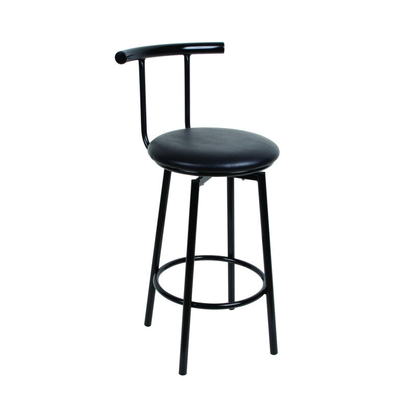 MA Cosmo Fabric or Vinyl Upholstered Made to Order Swivel Bar Stool