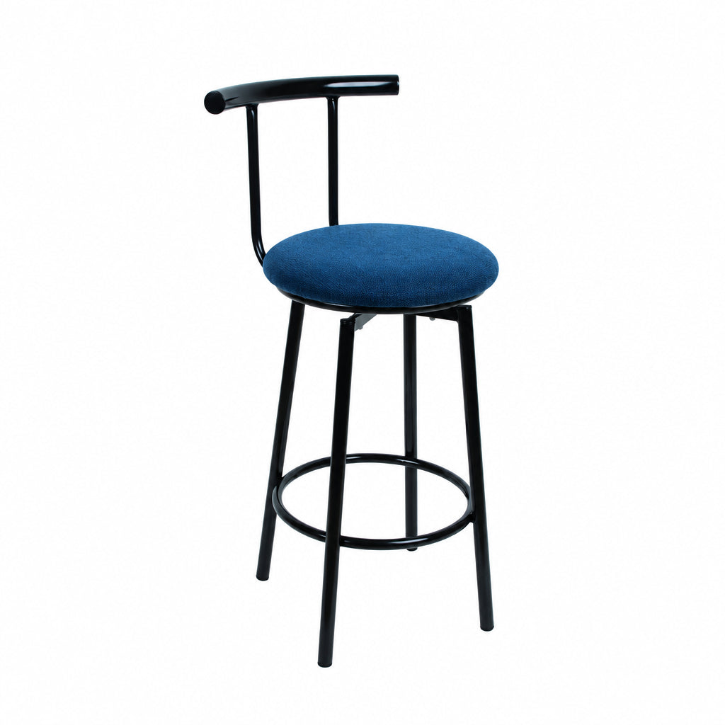 MA Cosmo Fabric or Vinyl Upholstered Made to Order Swivel Bar Stool