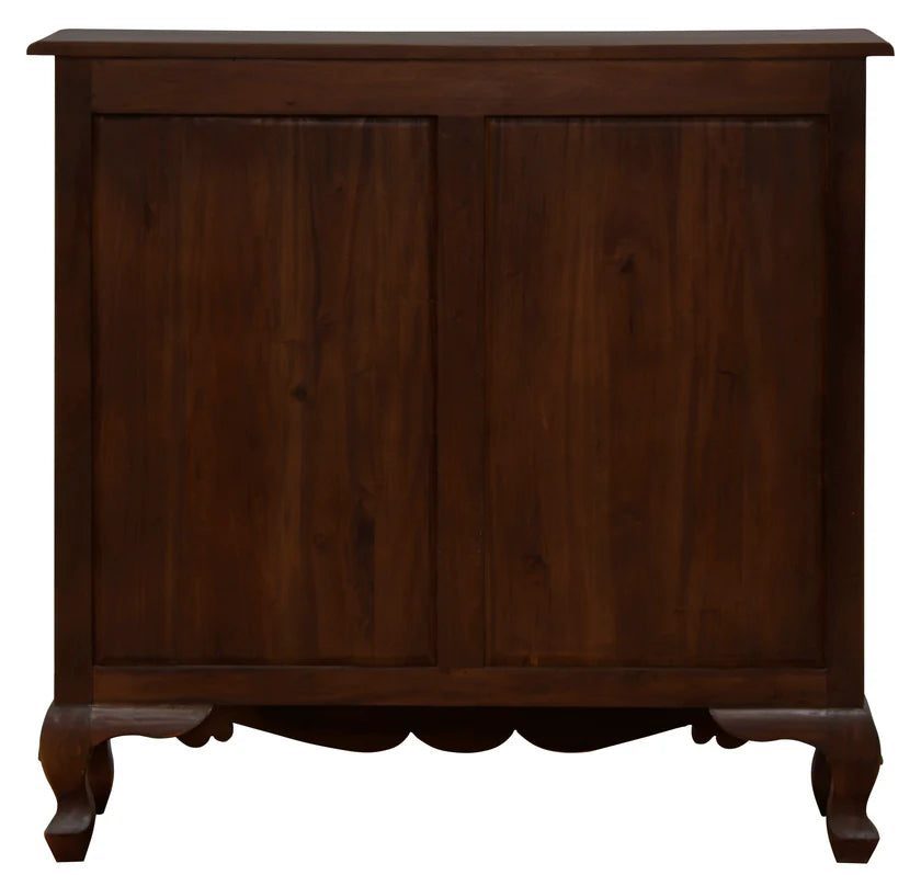 CT Queen Anne Solid Timber 3 Tier Bookcase