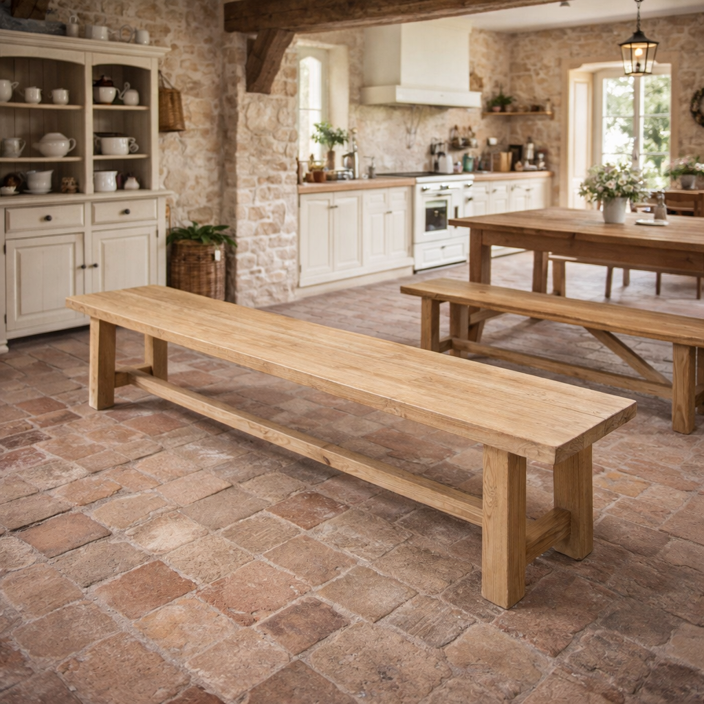 MF Leon Recycled Timber Dining Bench