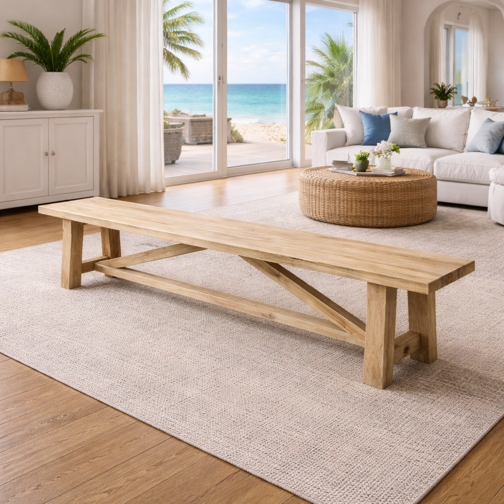 MF Leon Recycled Timber Dining Bench