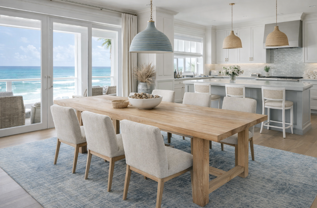 MF Leon Recycled Solid Timber Dining Table