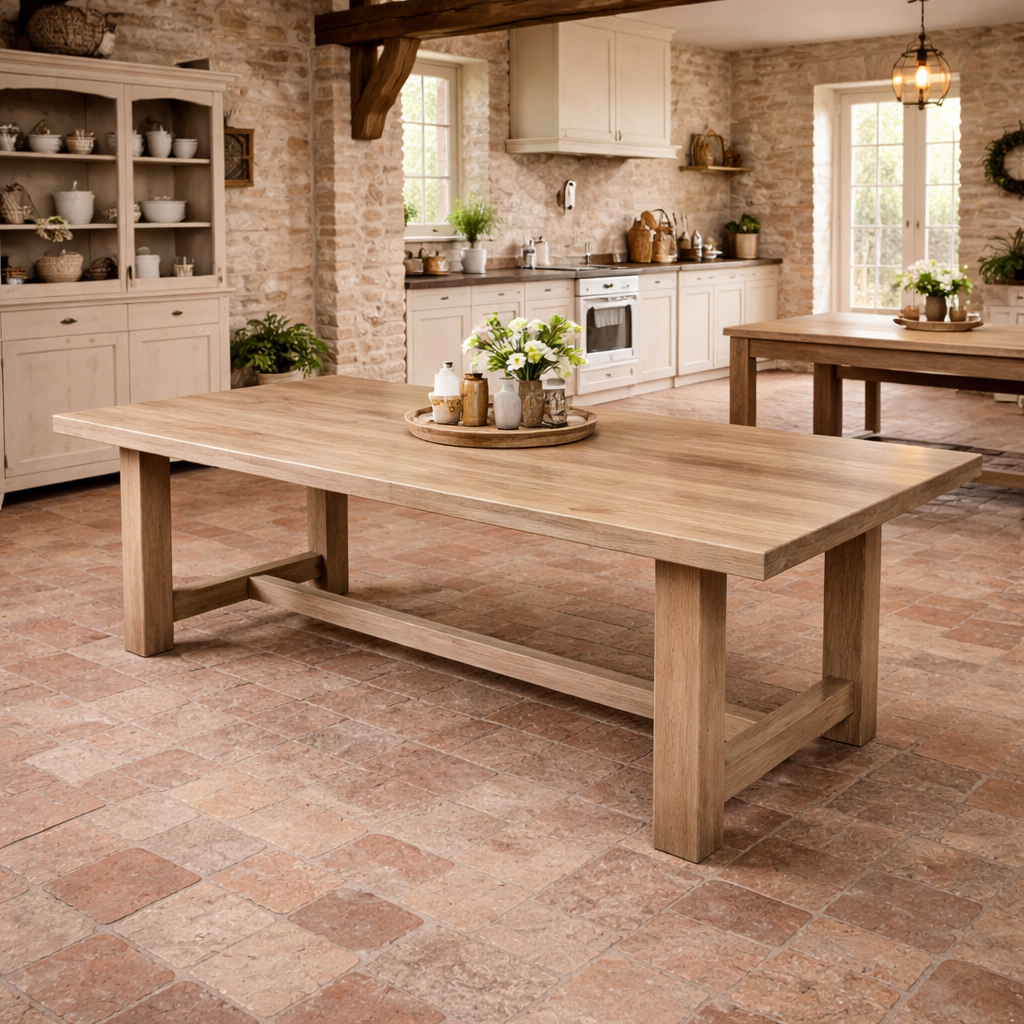 MF Leon Recycled Solid Timber Dining Table