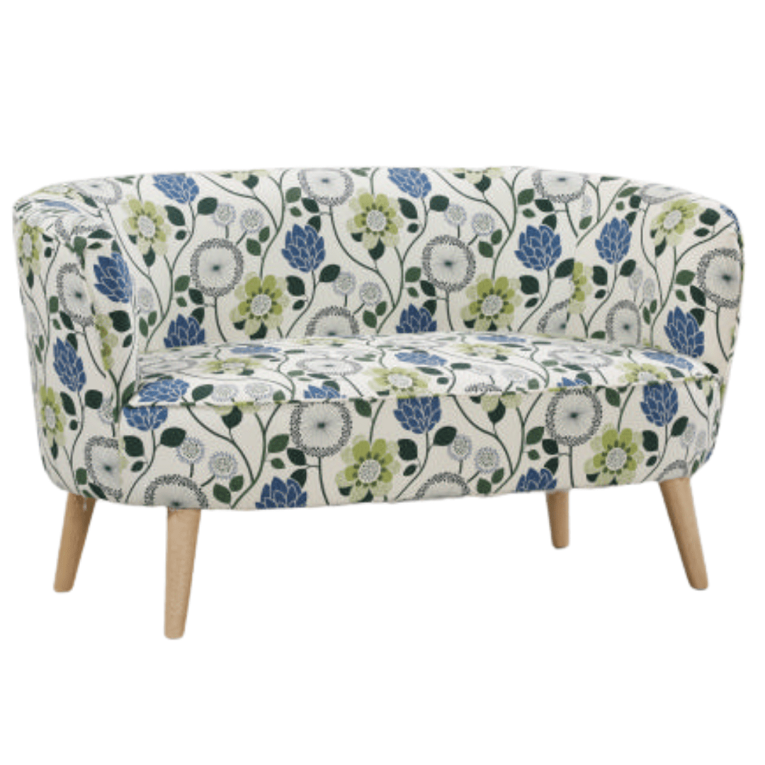 BT Stamford Digital Print Fabric Upholstered 2 Seater Sofa