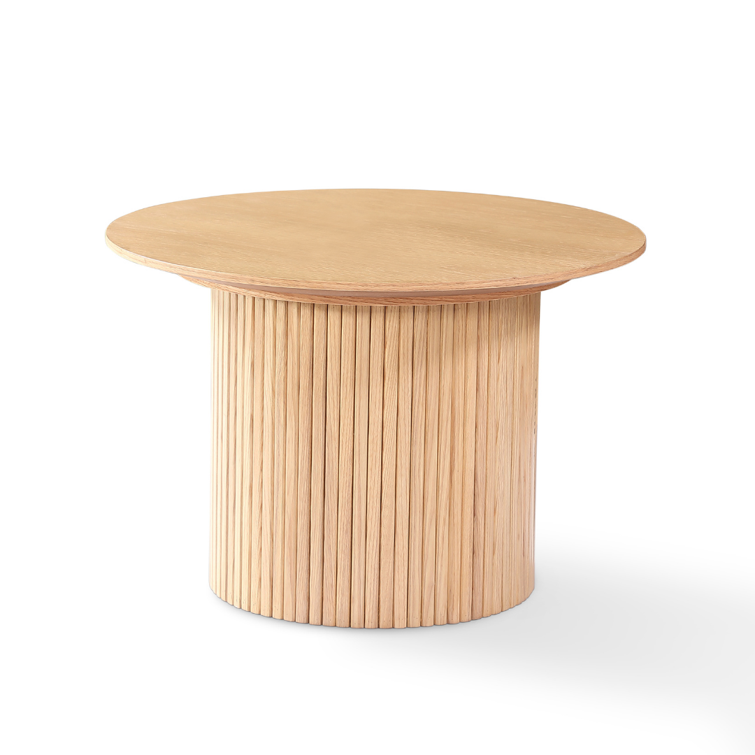 BT Miami Timber Pleated Side Table