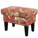 BT Louis Chinoiserie Digital Print Fabric Upholstered Foot Stool