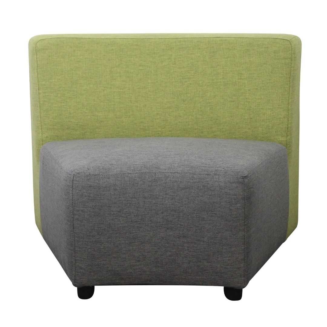 BT Remy Fabric Upholstered Concave Ottoman
