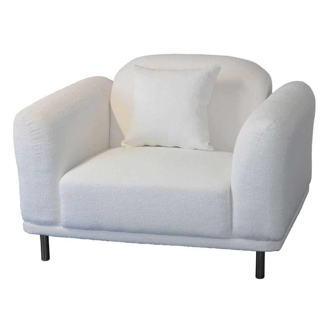 BT Argyle Fabric Upholstered 1 Seater Sofa with Cushion