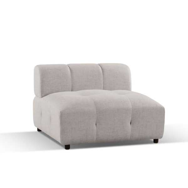 BT Telarah Armless Domus Linen Fabric Upholstered 1 Seater Sofa