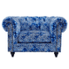 BT Chesterfield Velvet Upholstered Arm Chair