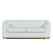 BT Bellissimo Oro Fabric Upholstered 3 Seater Sofa with Gold base