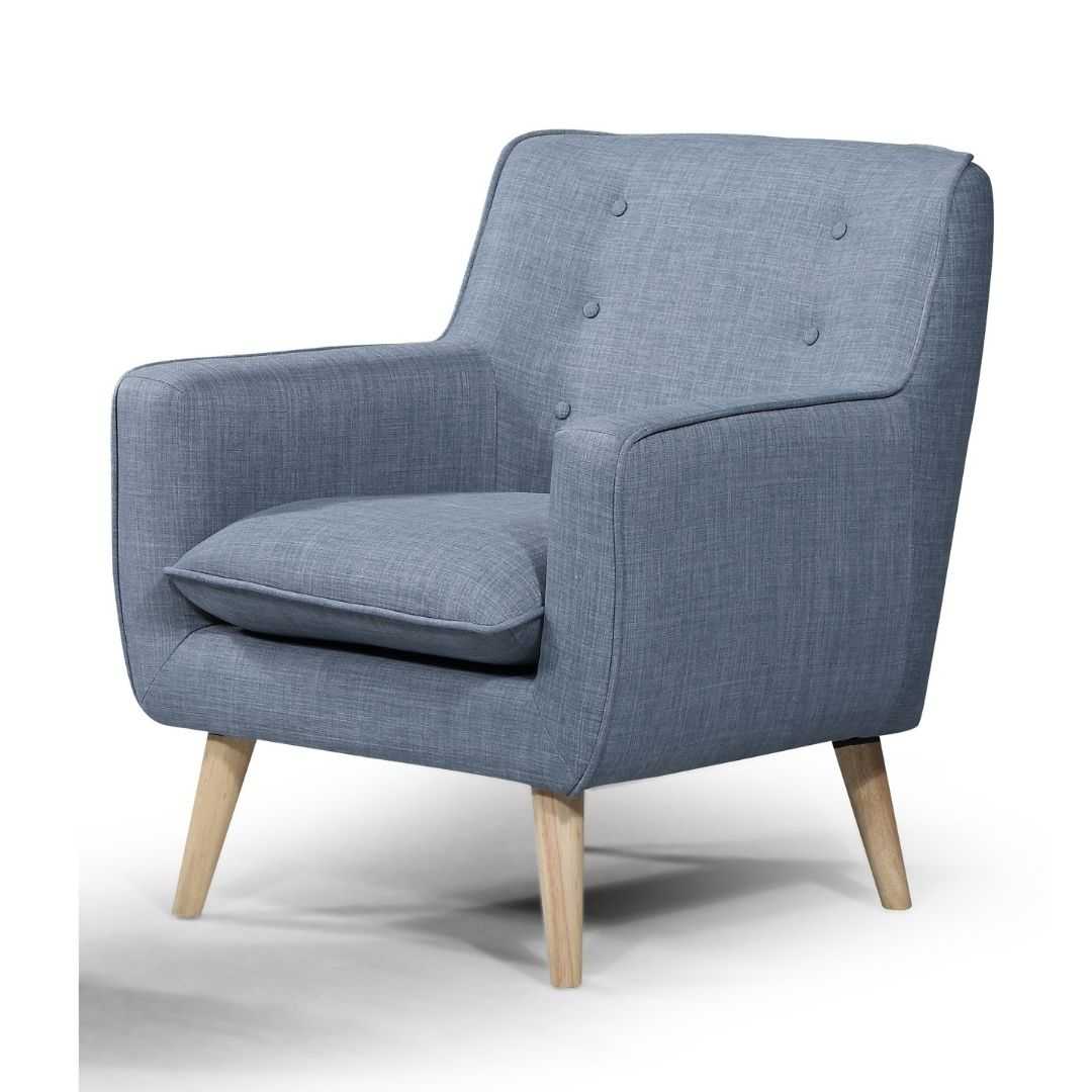 BT Georgia Key West Fabric Upholstered Accent Chair