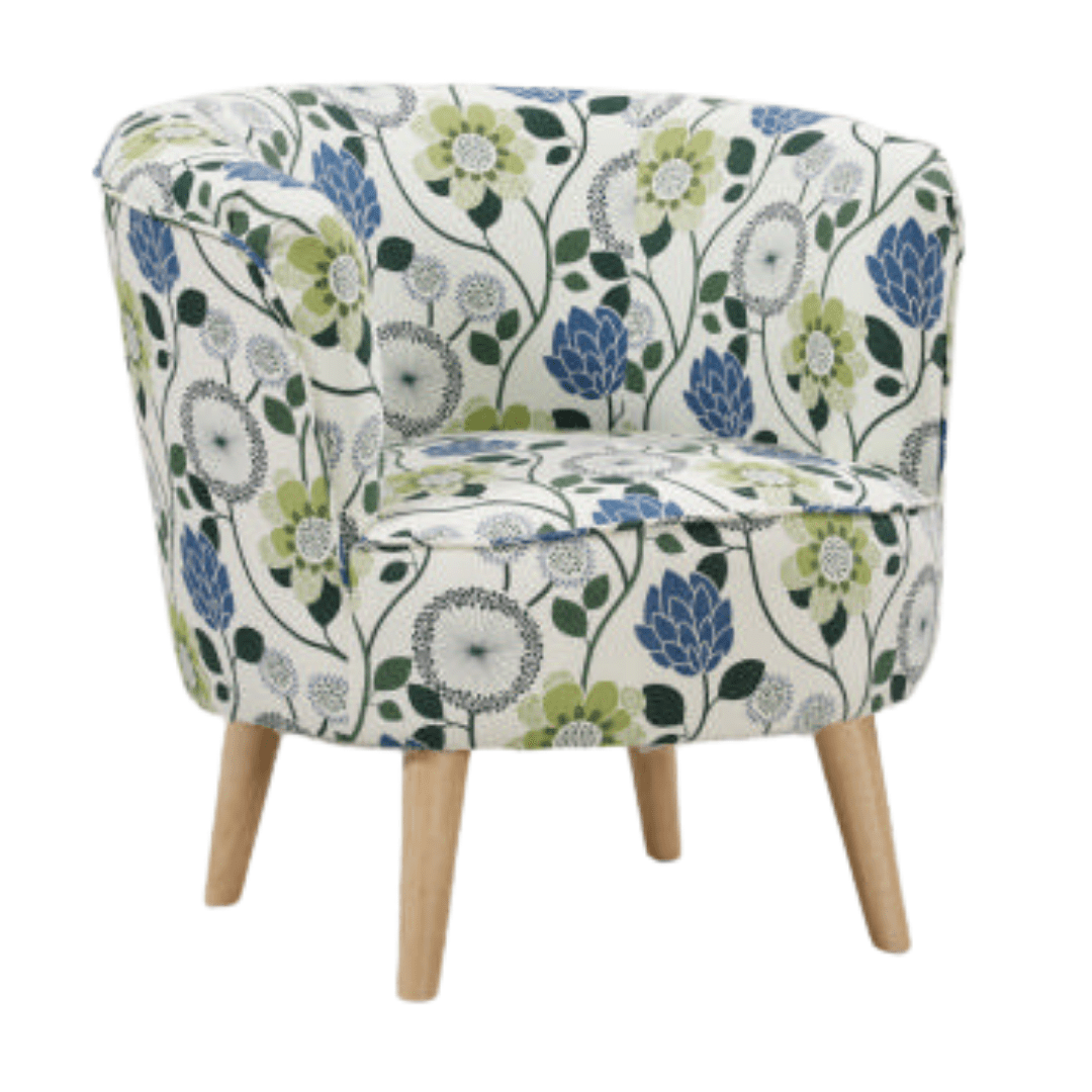 BT Stamford Digital Print Fabric Upholstered Armchair