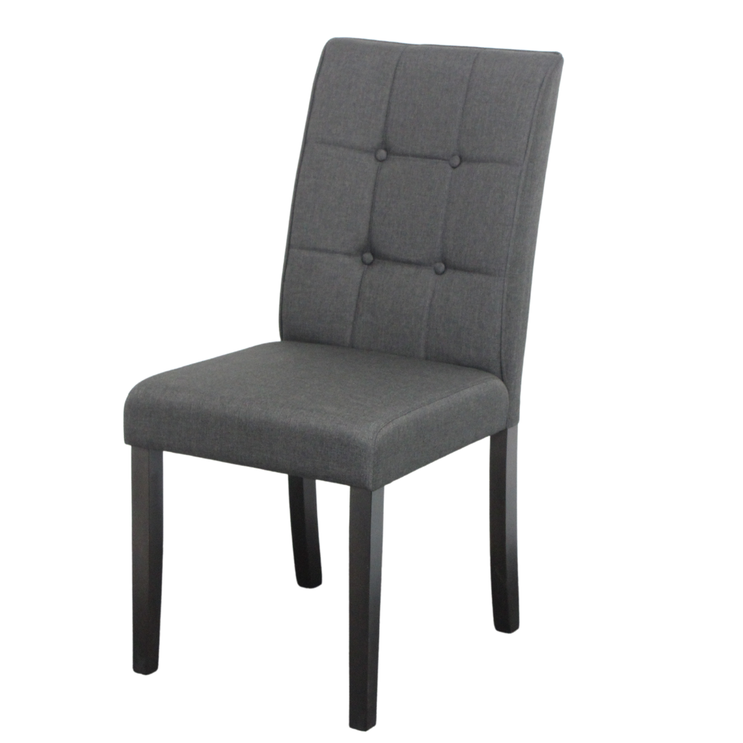 BT Lodge Fabric Upholstered Espresso Leg Dining Chair