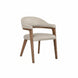 BT Monetti Fabric Upholstered Timber Leg Dining Chair