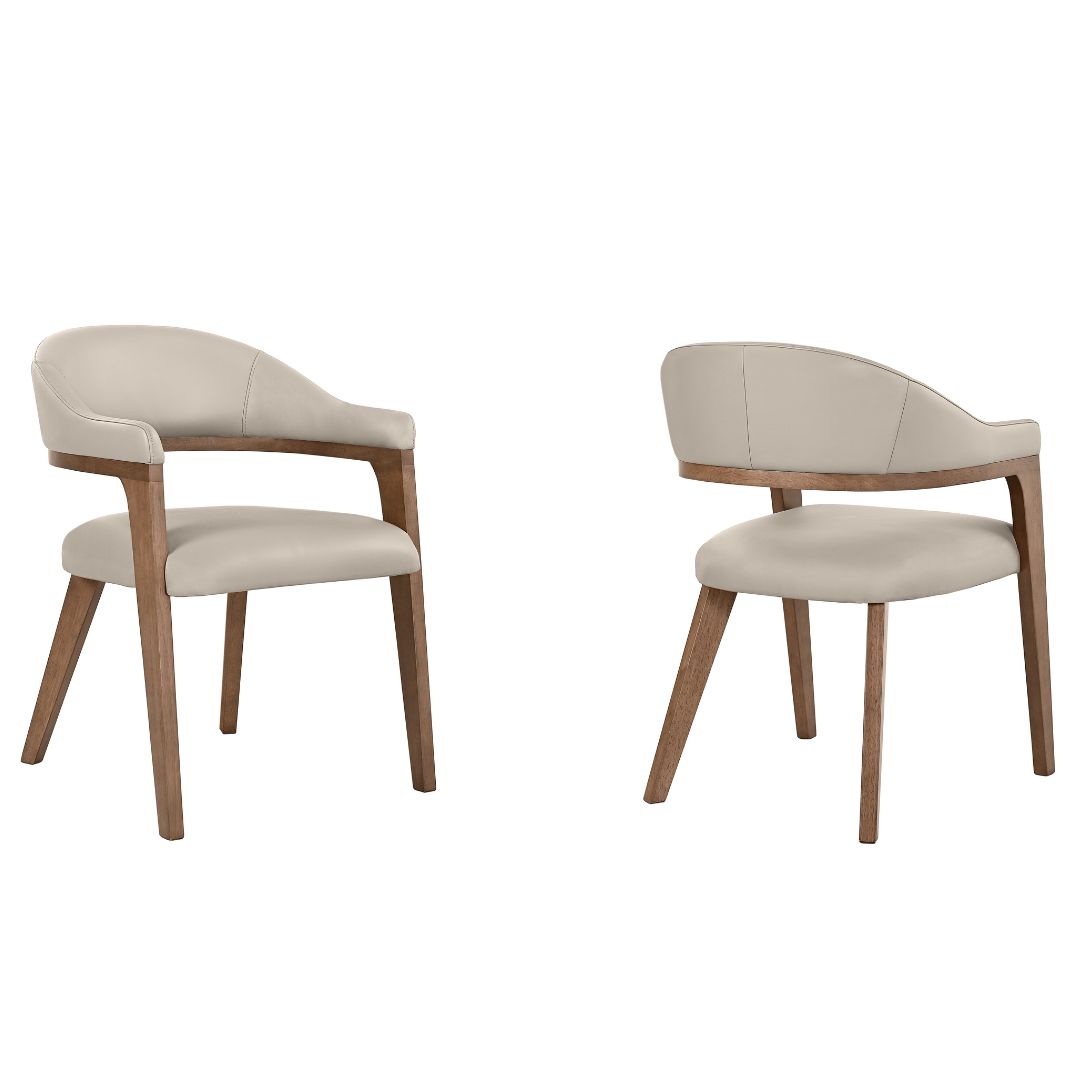 BT Monetti Fabric Upholstered Timber Leg Dining Chair