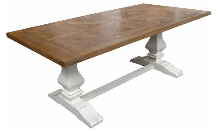 MF Kensington Solid Elm Timber Dining Table