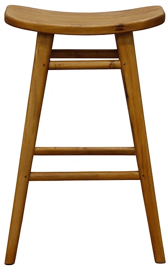 CT Aria Solid Timber Oval Top Bar Stool