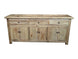 MF Brussels Recycled Elm Timber 3 Drawer 6 Door Sideboard