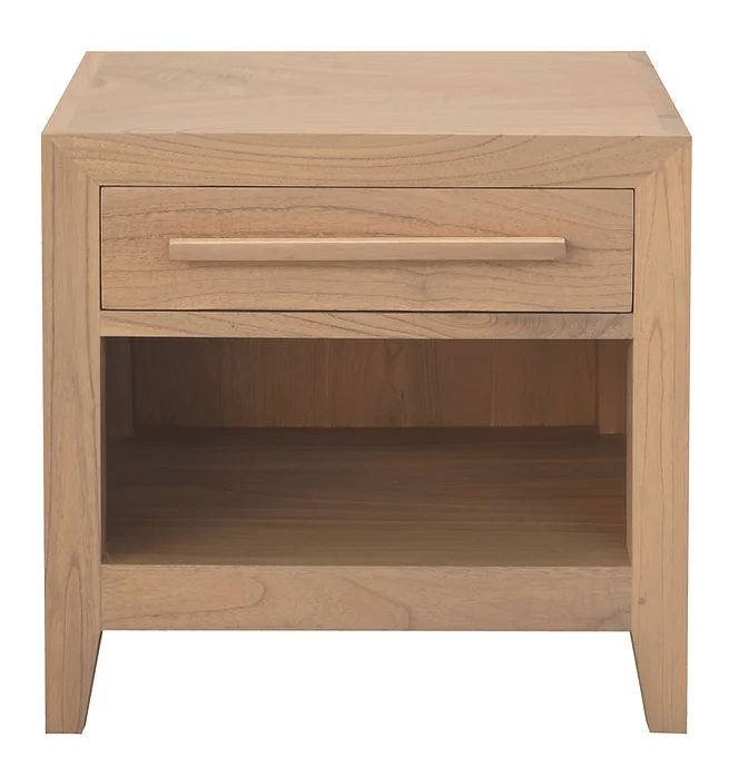 CT Dion Solid Timber 1 Drawer Bedside Table