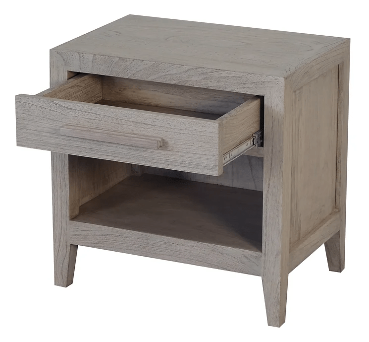 CT Dion Solid Timber 1 Drawer Bedside Table