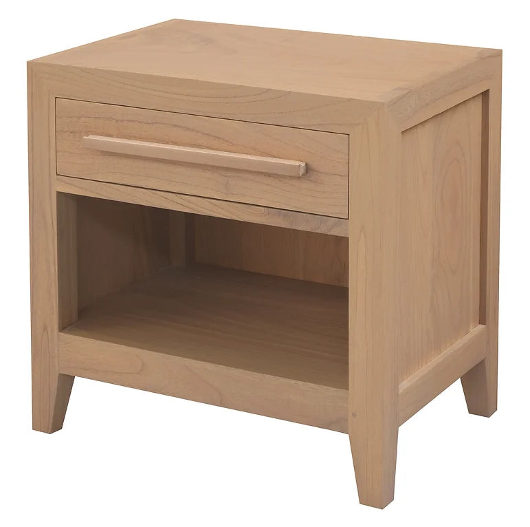 CT Dion Solid Timber 1 Drawer Bedside Table