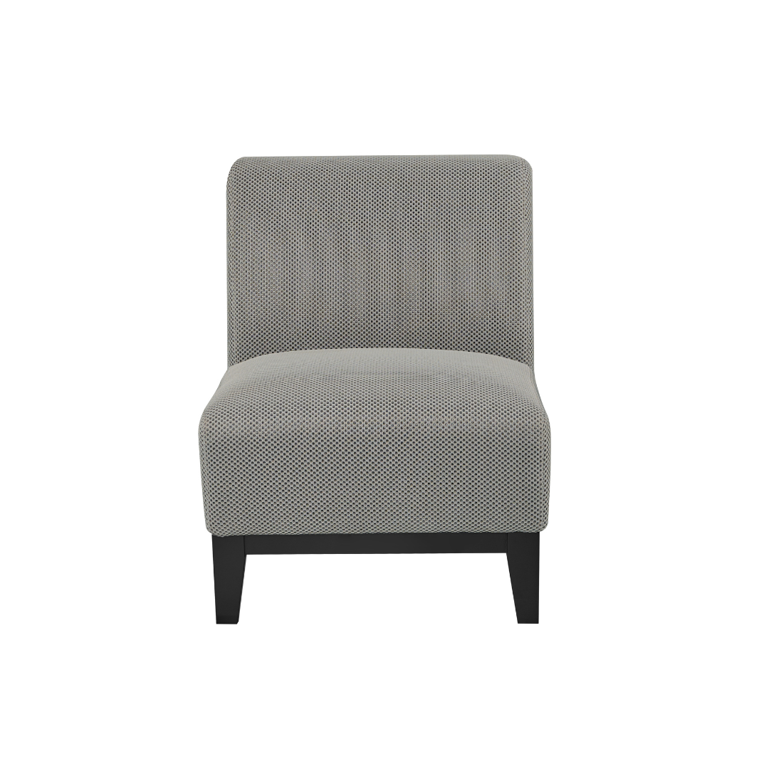 BT Ace Chair Grey, Red and Yellow Textured Fabric Upholstery