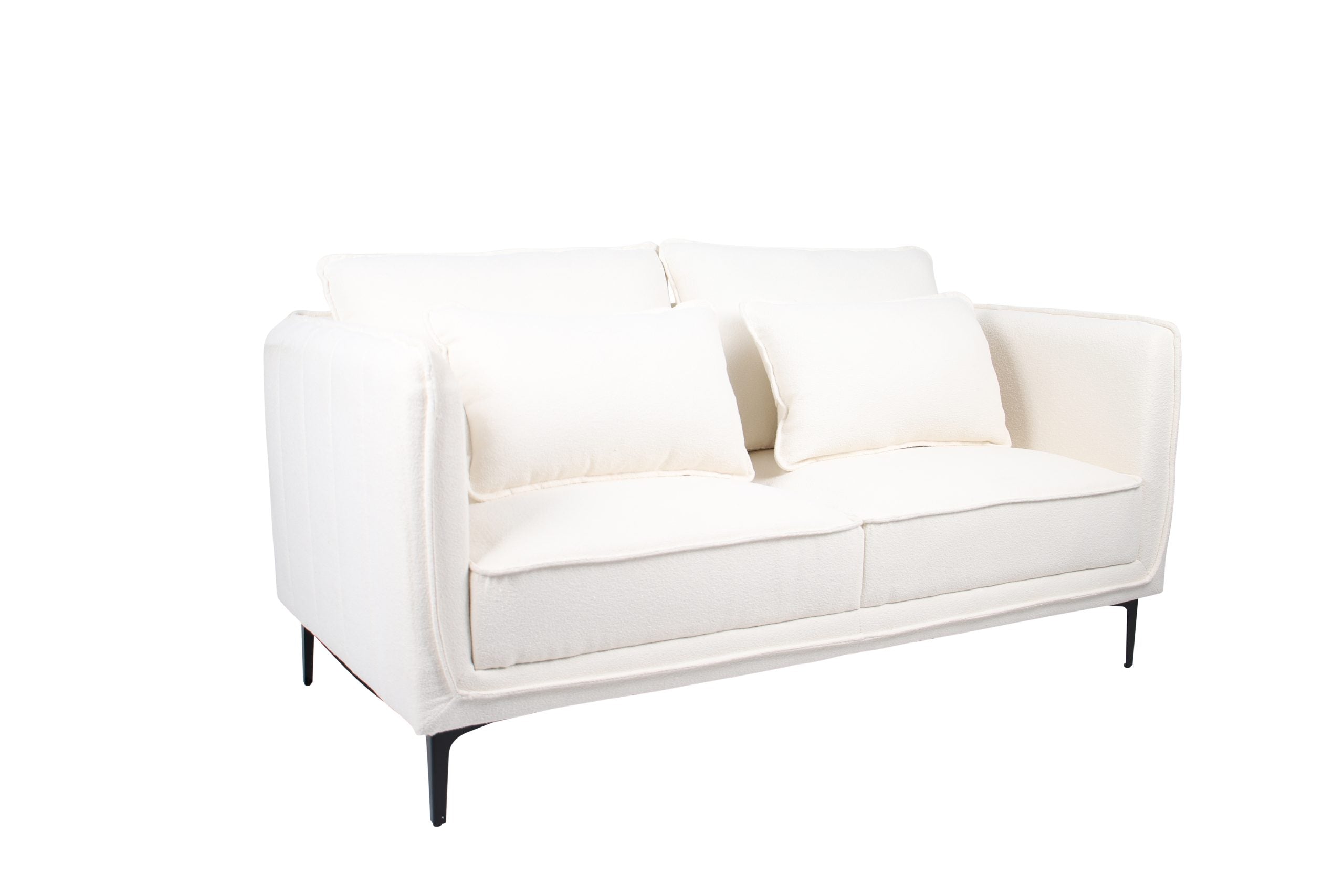 BT Cheswick 2 Seater Sofa Antique White Boucle Fabric