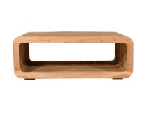 BT Curve Coffee Table - Mango Wood Natural