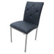 BT Morgan Dining Chair - White and Black Faux Leather