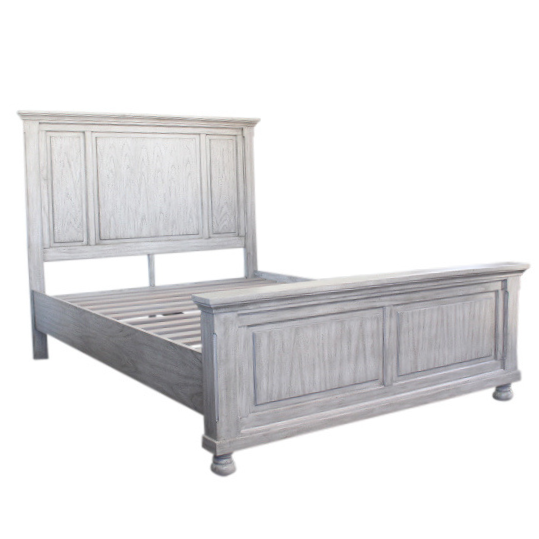 BT Pasadena King & Queen Beds-Aged Black & Grey Sonoma