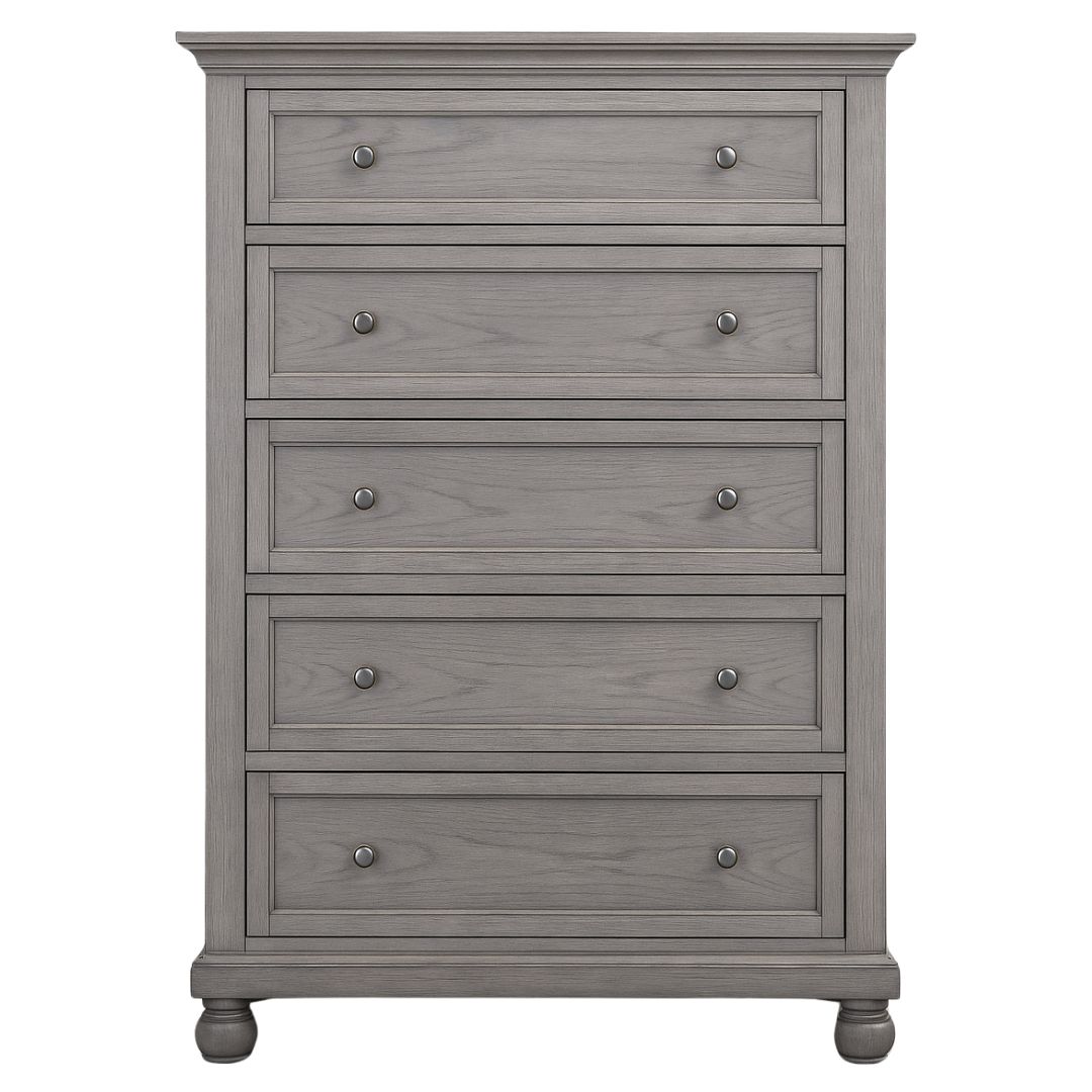 BT Pasadena Tallboy Chest-Aged Black & Grey Sonoma