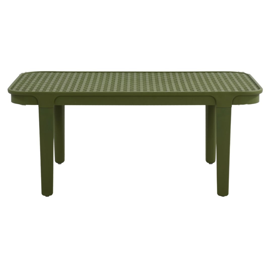 BT Sereni Outdoor Coffee Table UV Stabilised - Yellow & Green