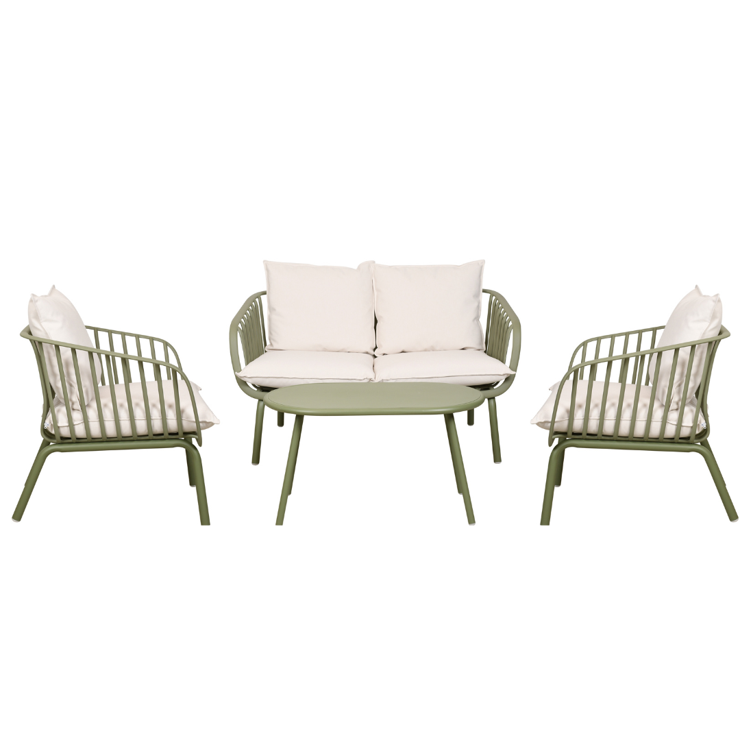 BT Villa Sol 4 Pce Outdoor Sofa Set -Pistchio
