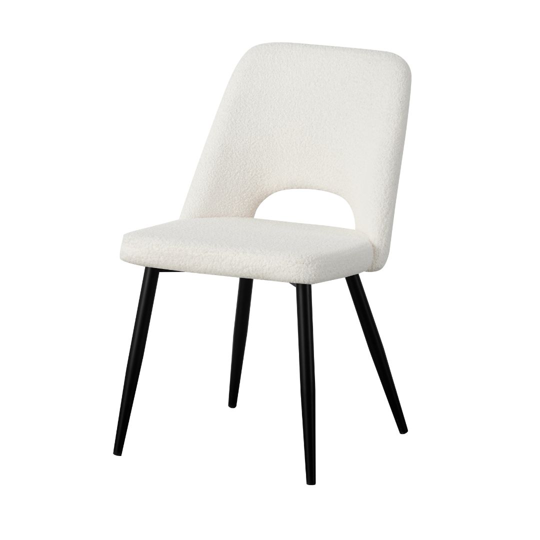 BT Zara Dining Chair Boucle Fabric Upholstery