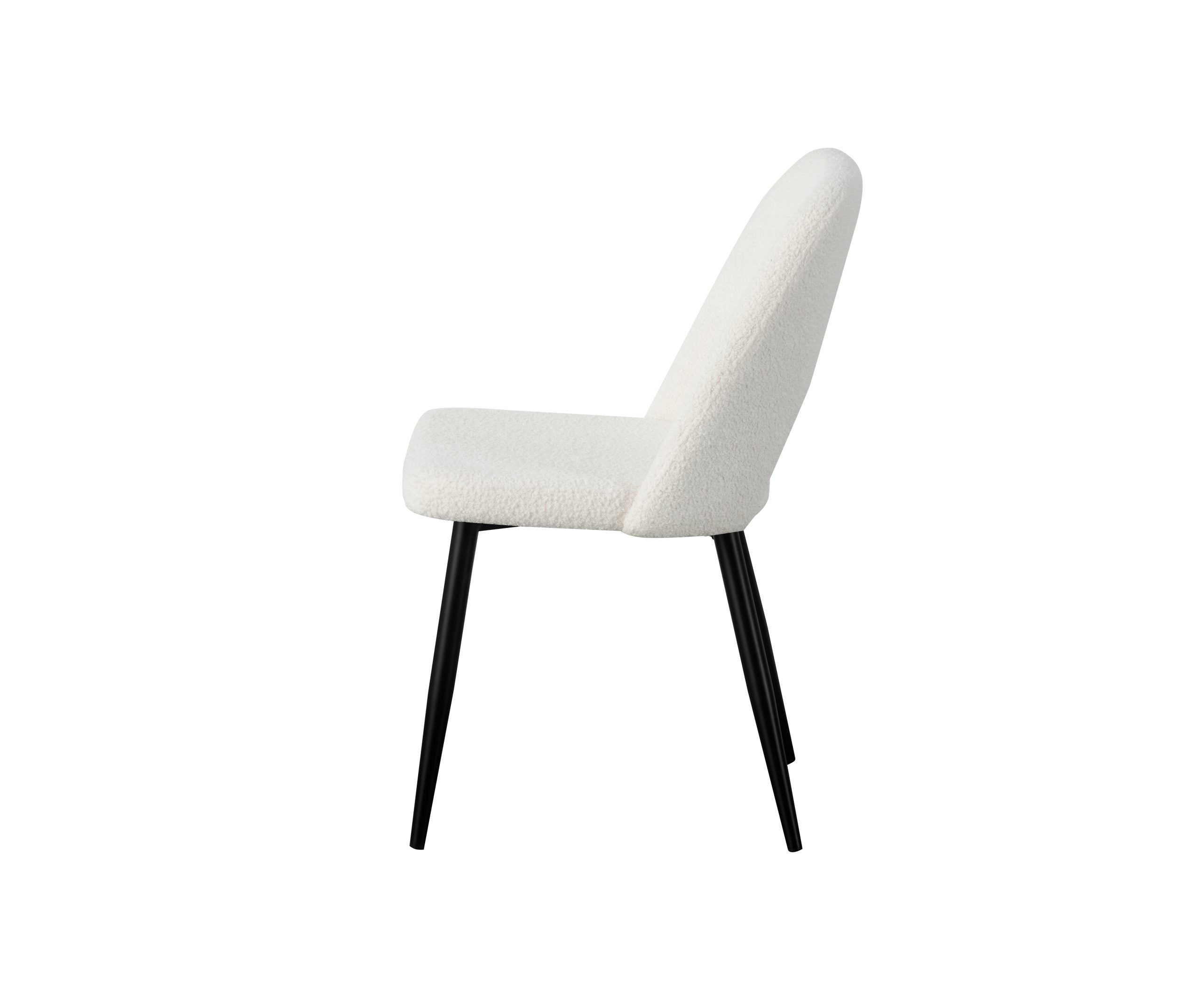 BT Zara Dining Chair Boucle Fabric Upholstery