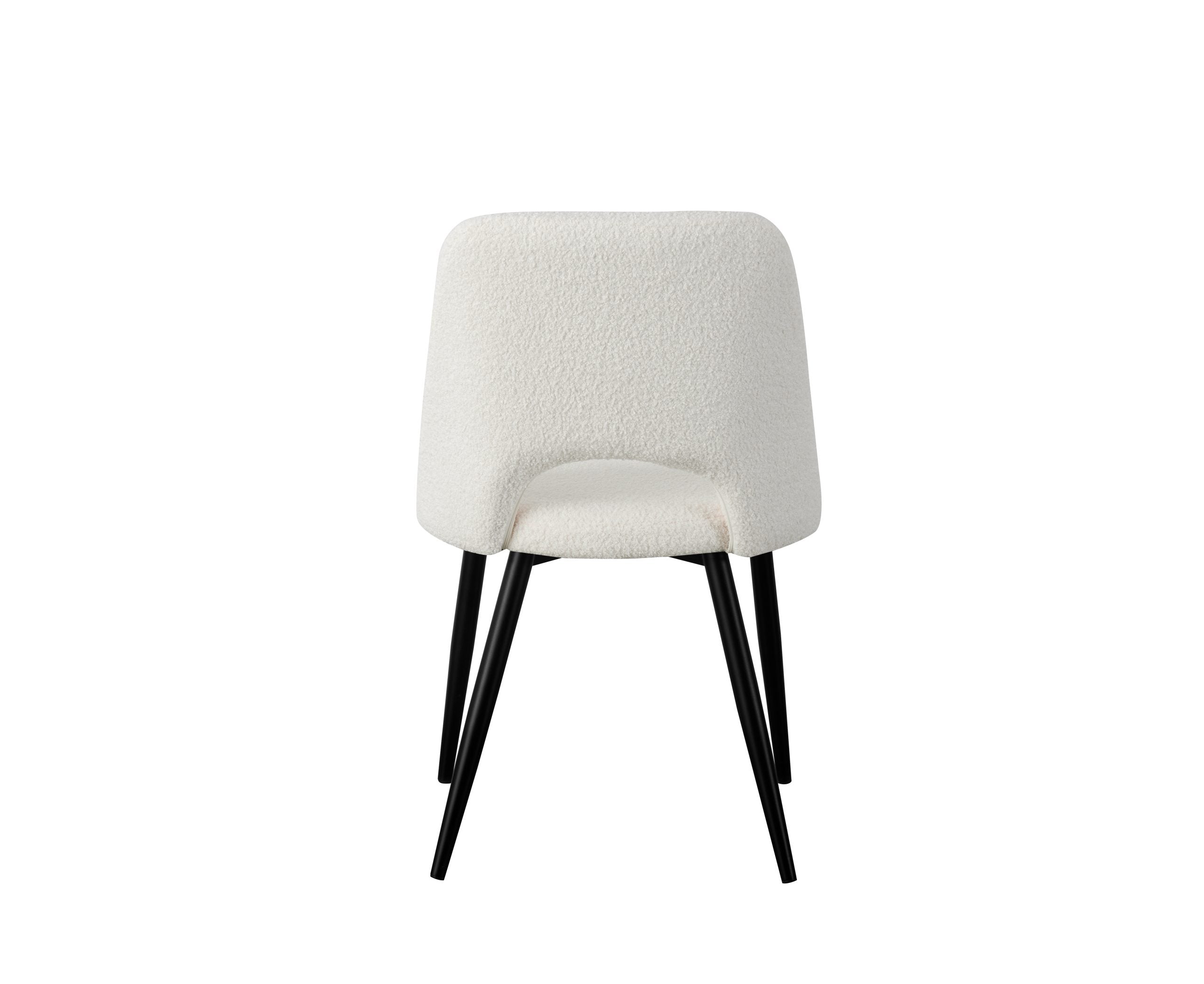BT Zara Dining Chair Boucle Fabric Upholstery