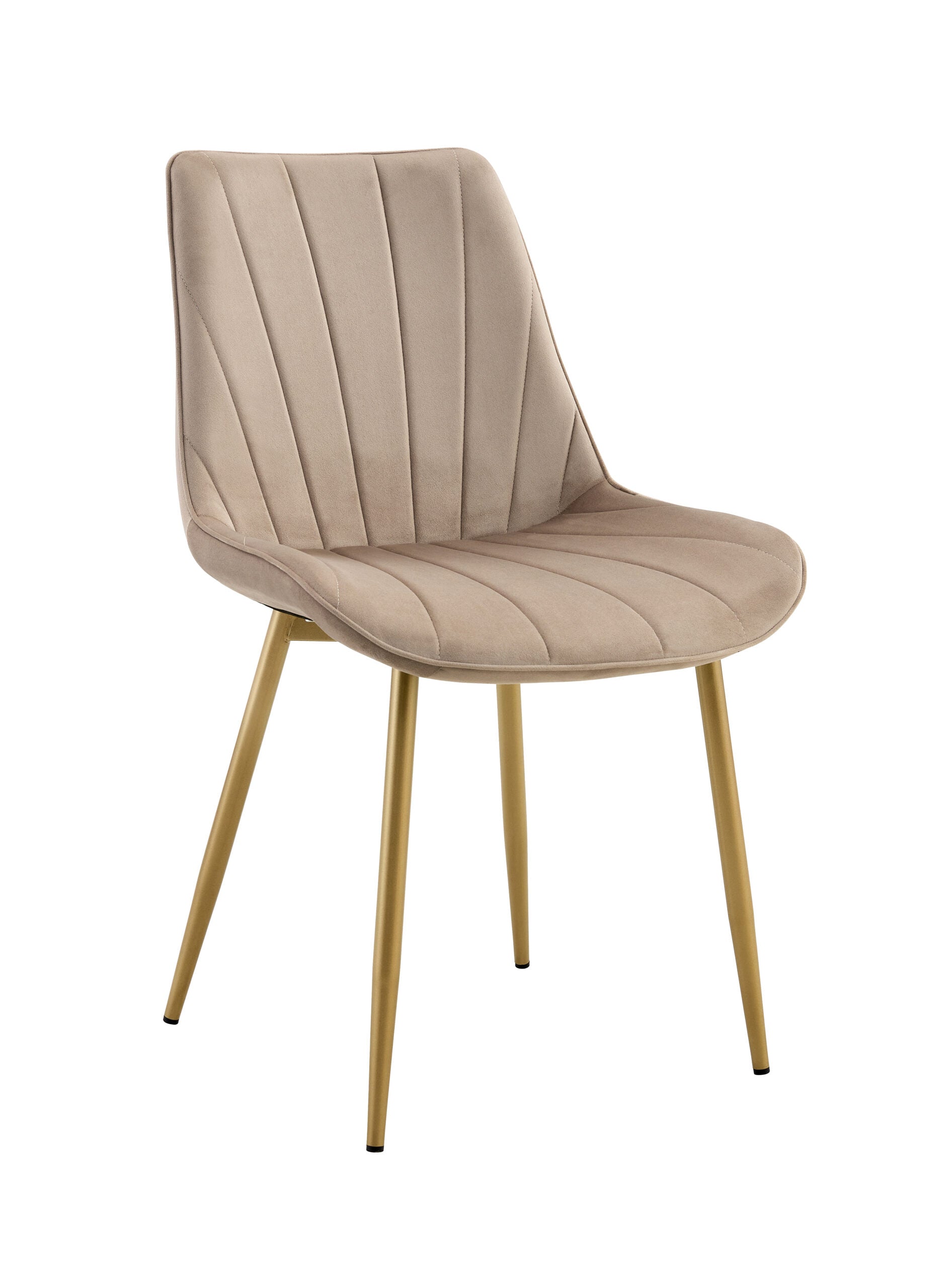 BT Lora Dining Chairs - Champagne or Light Mocha Leather