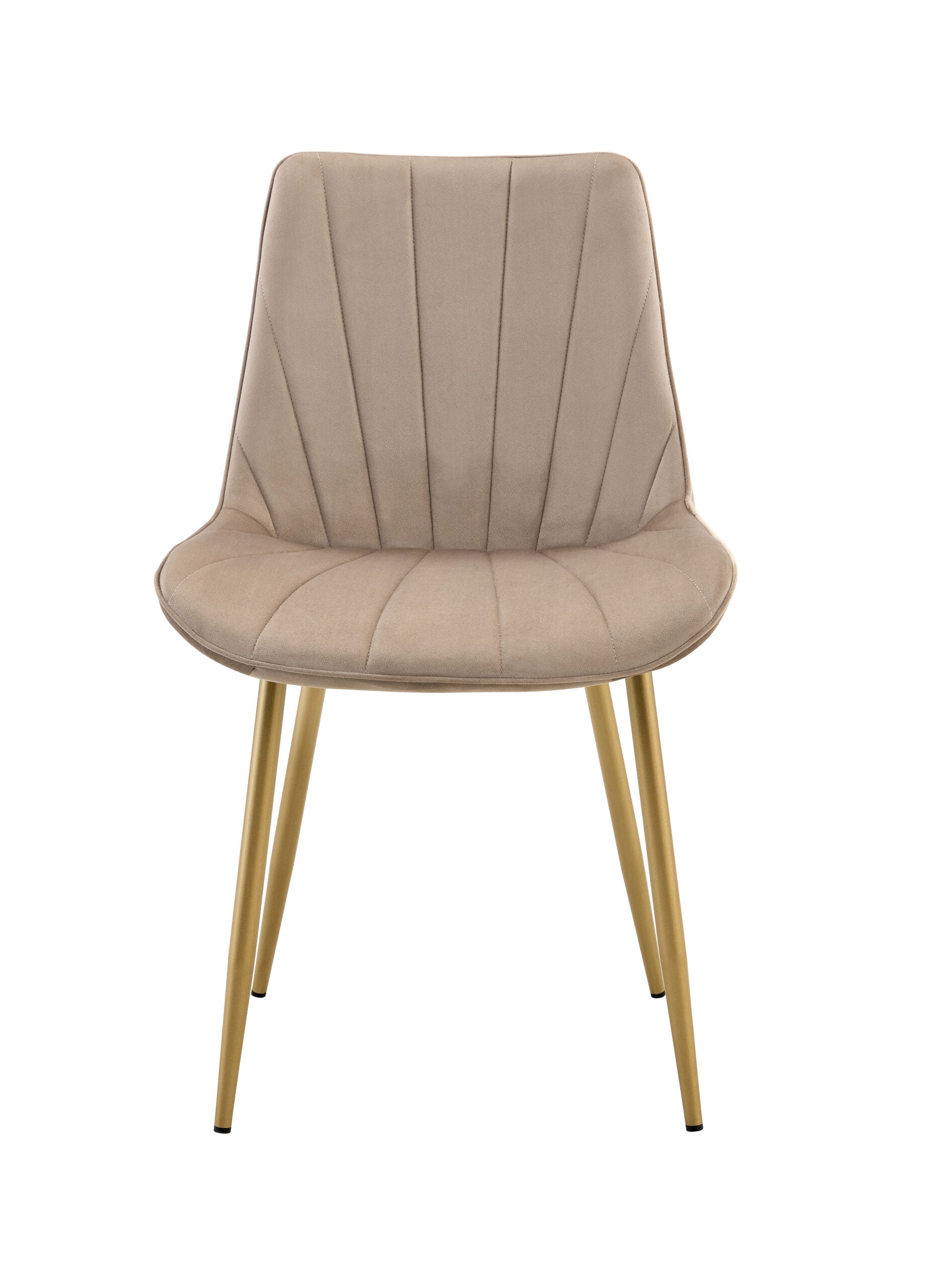 BT Lora Dining Chairs - Champagne or Light Mocha Leather